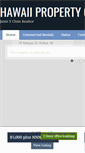 Mobile Screenshot of hawaiipropertygroup.com