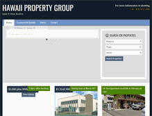 Tablet Screenshot of hawaiipropertygroup.com